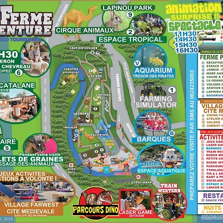 Perche A La Ferme Aventure Du Perthus